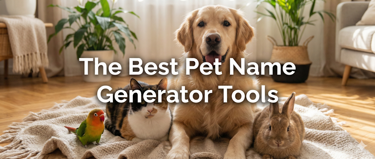The Best Pet Name Generator Tools for Finding the Perfect Name